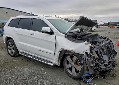 2014 Jeep Grand Cherokee Overland z USA, uszkodzony, nr VIN 1C4RJFCT1EC125172